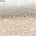 Tissu à œillets en coton Tissu en dentelle 100 % coton